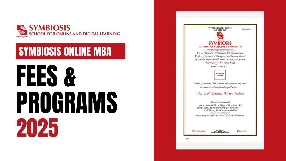 symbiosis online mba fees