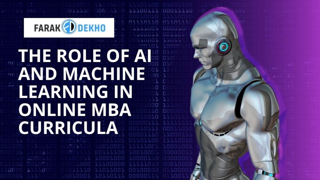 The Role of AI and Machine Learning in Online MBA Curricula