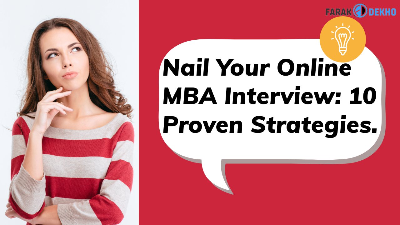 Online MBA Interview