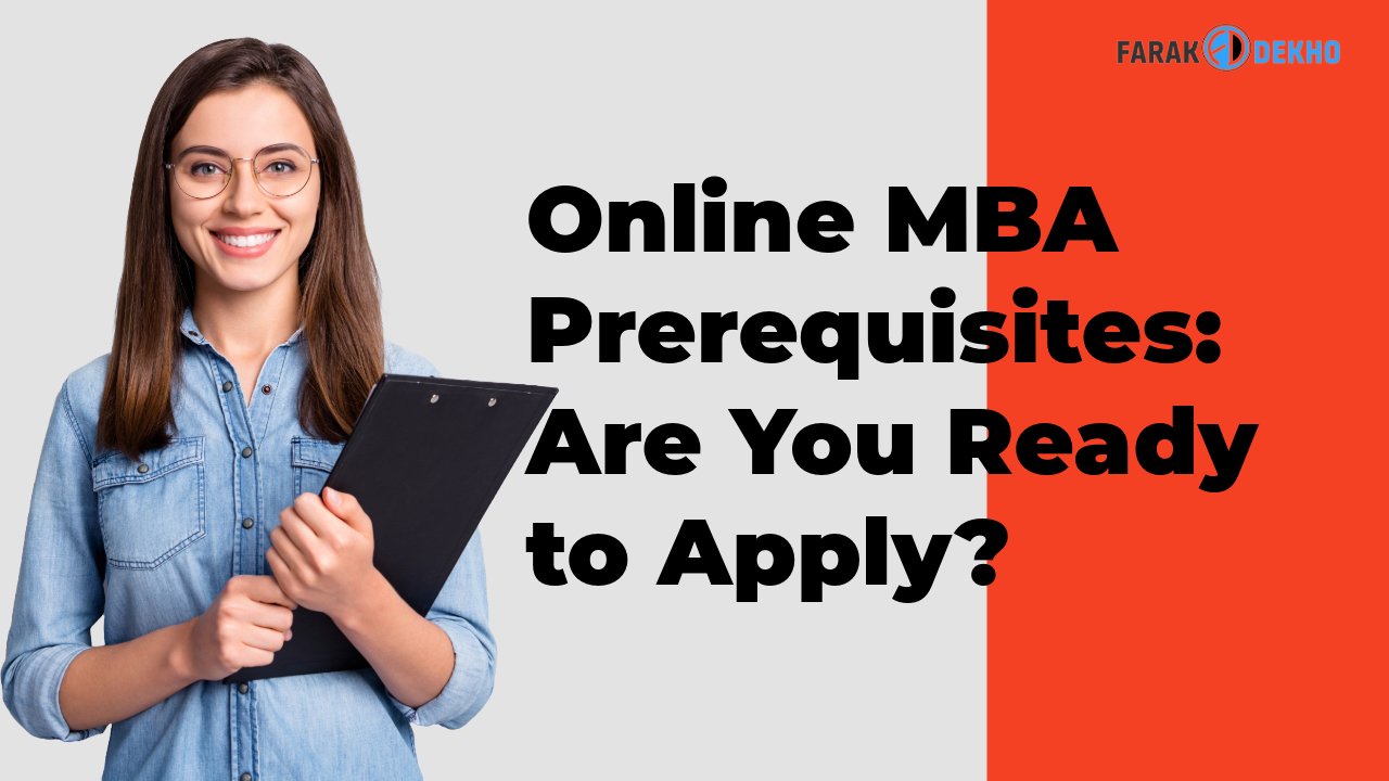 Online MBA Prerequisites
