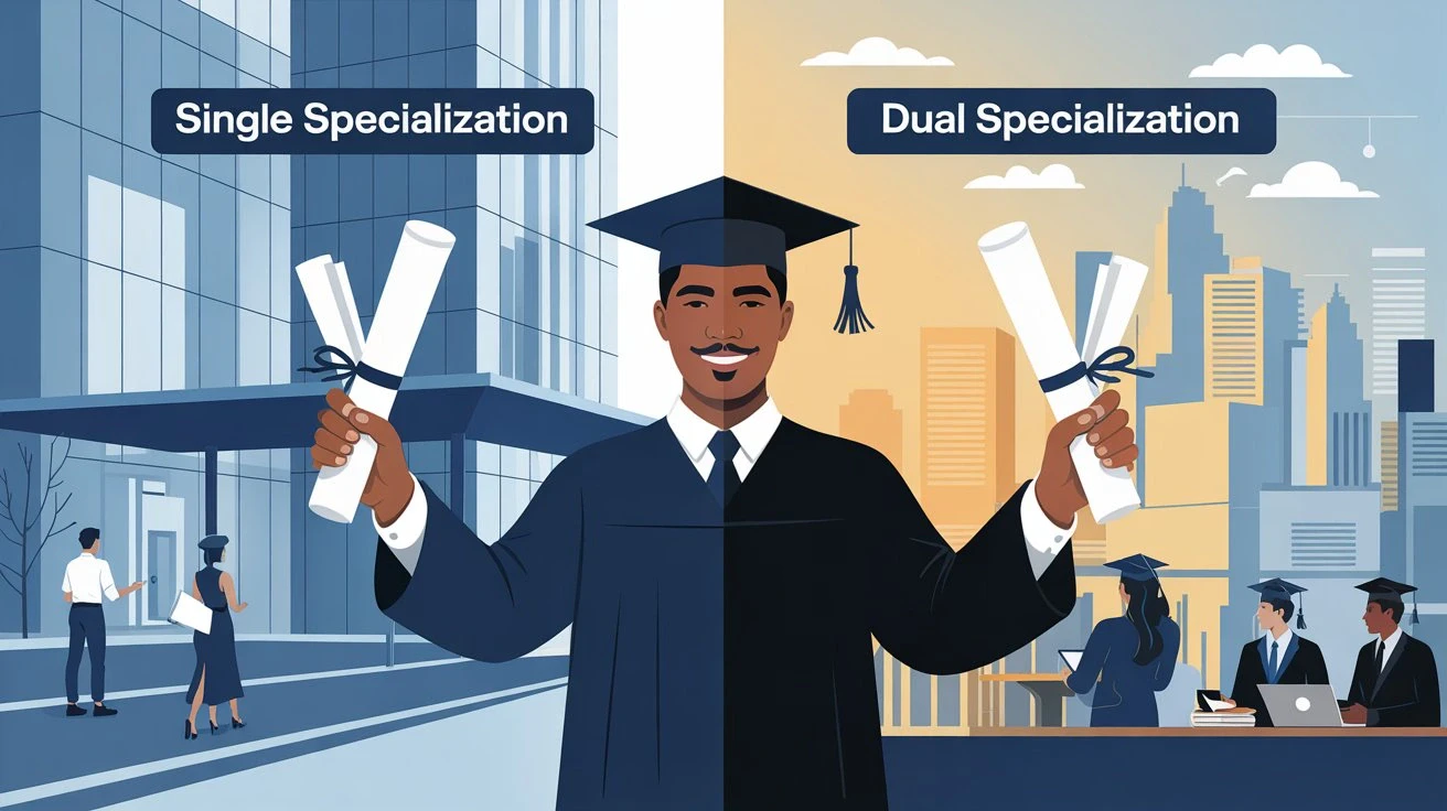 Single vs. Dual Specialization in Online or Regular MBA: Which Is the Better Path for Your Future? single vs. dual specialization in online or regular mba